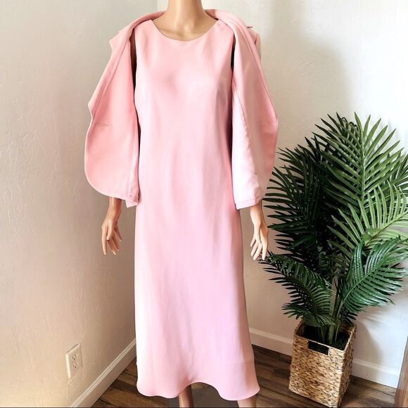 Jessica Howard Pink Blazer & Dress 2-pc Set Sz 12 - Picture 9 of 15